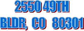 2550 49TH
BLDR,  CO   80301